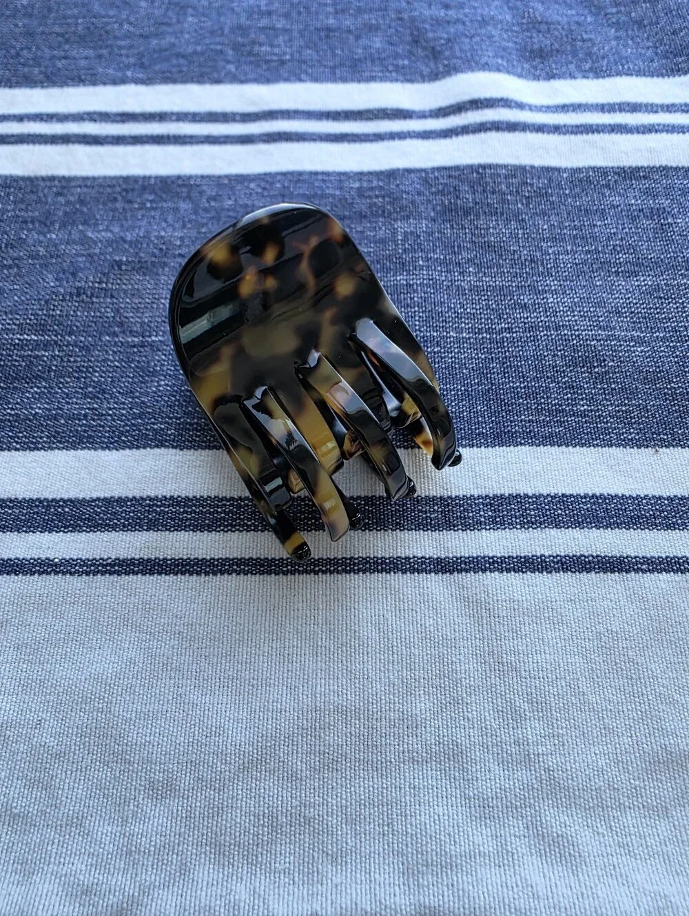 France Luxe Tortoise Color Double Tooth Hair Claw Clip